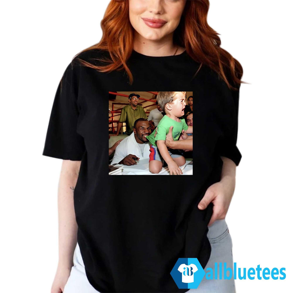 Mike Tyson Biting Kids Shirt