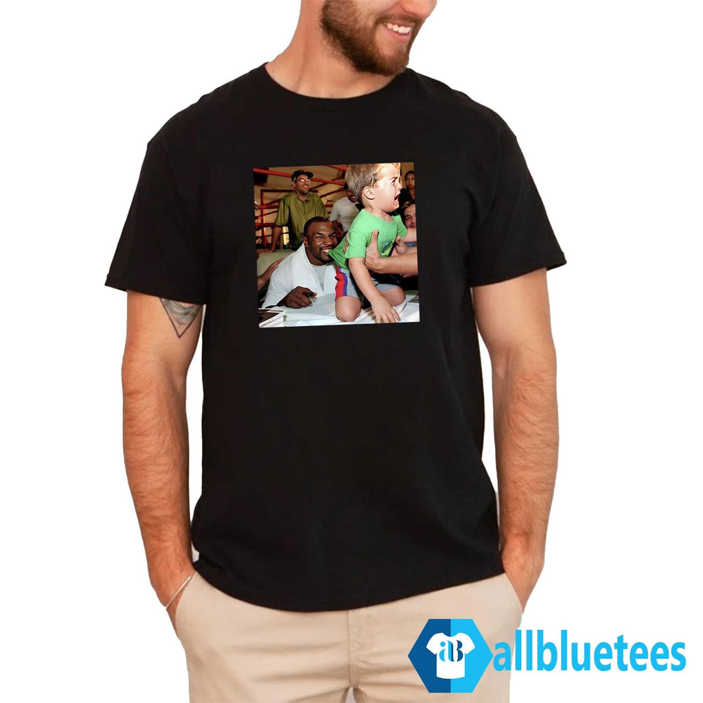 Mike Tyson Biting Kids Shirt