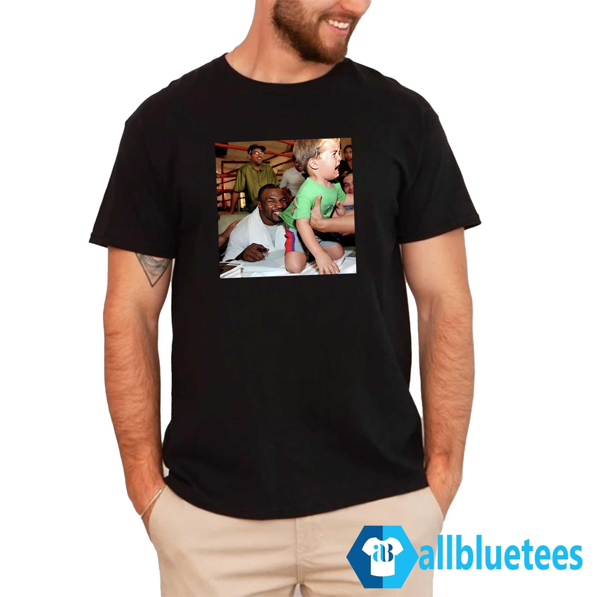 Mike Tyson Biting Kids Shirt