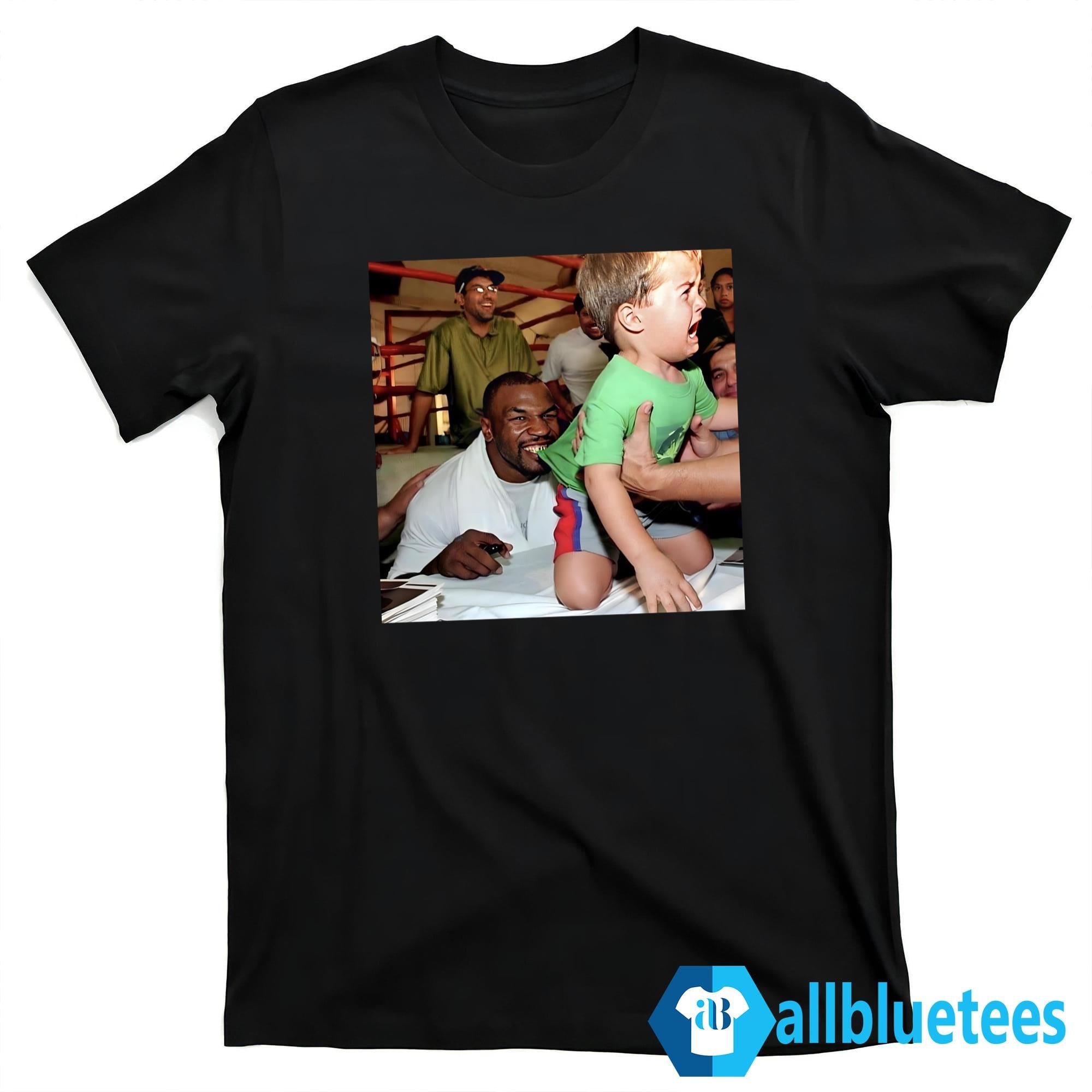 Mike Tyson Biting Kids Shirt
