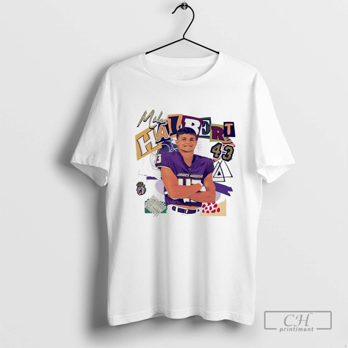 Miles Halbert 43 James Madison Dukes Ncaa Football Player