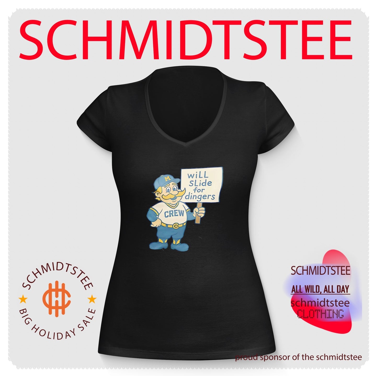 Milwaukee Brewers mascot will slide for dinger shirt