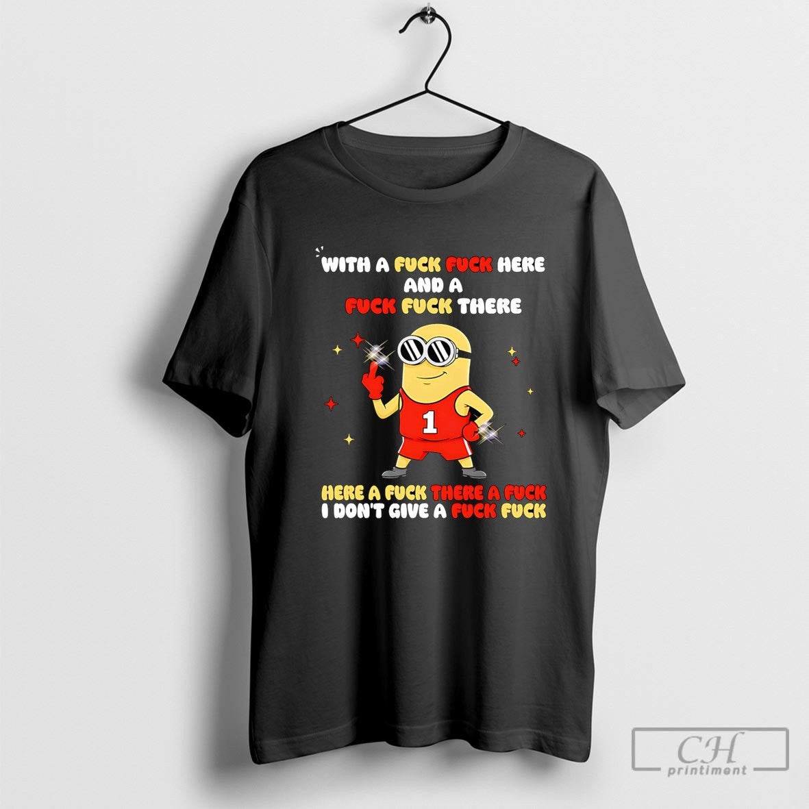 Minion With A Fuck Fuck Here And A Fuck Fuck There Shirt Sweater