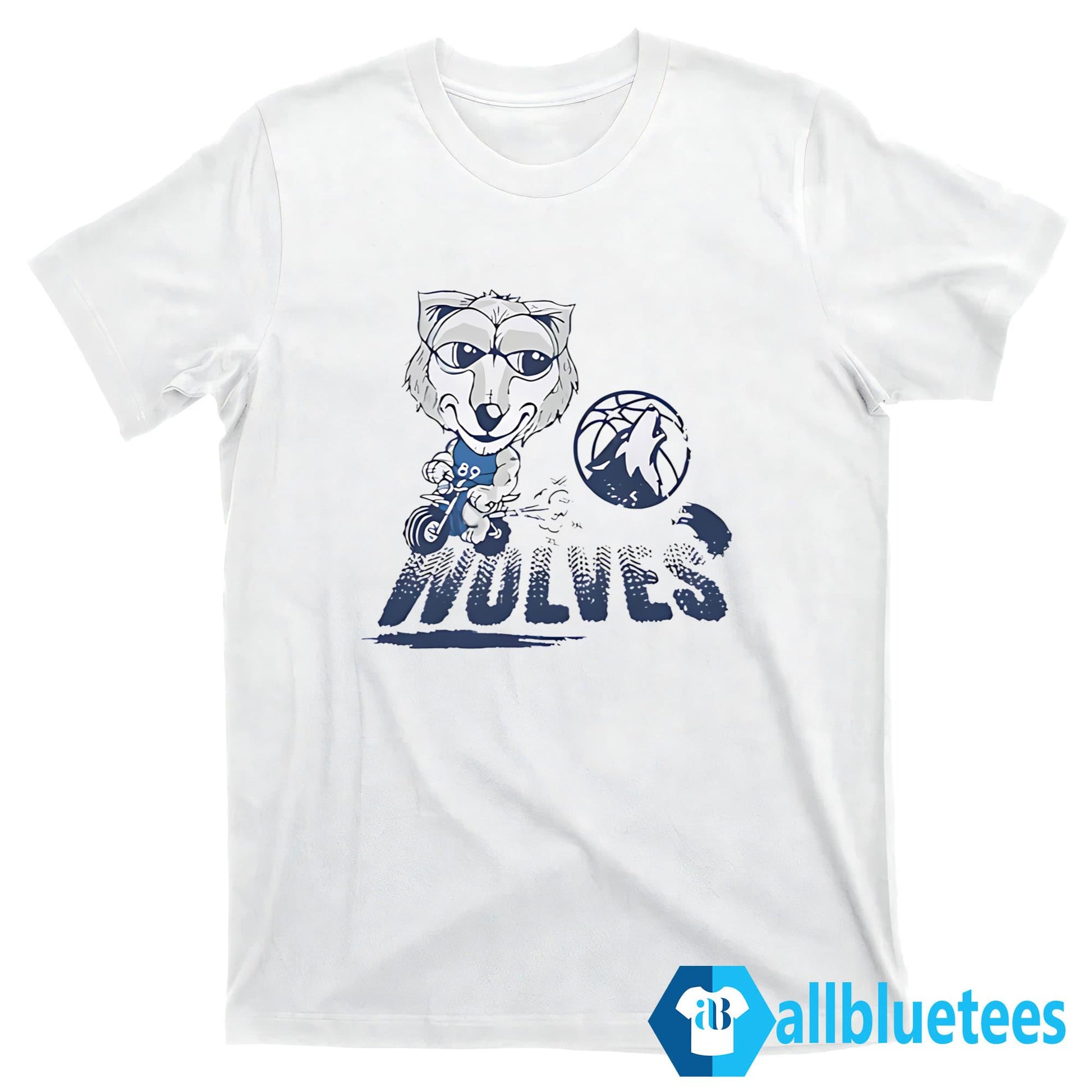 Minnesota Mascot Riding Motorbike Shirt
