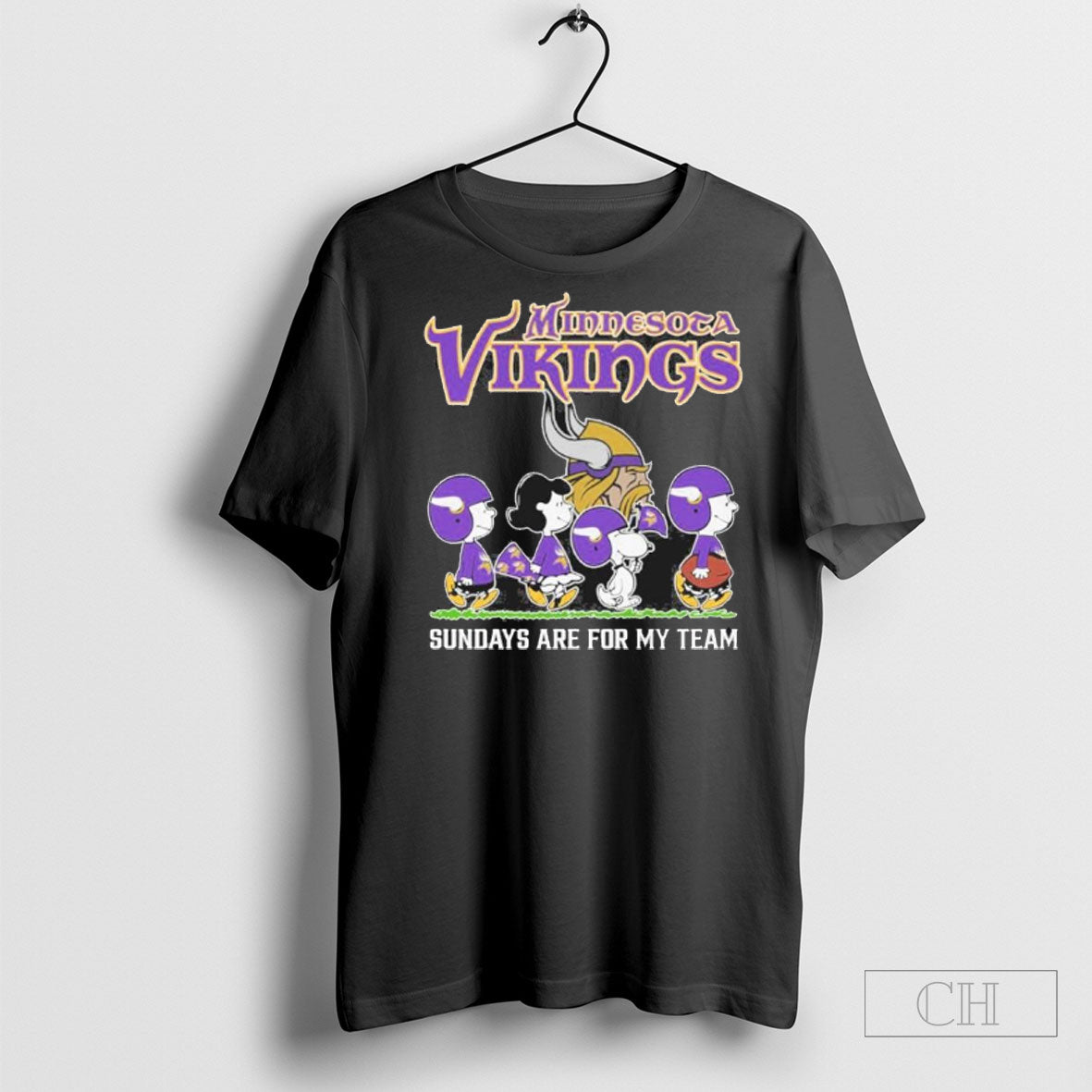 Minnesota Vikings X The Peanuts Walking Sundays Are For My Team
