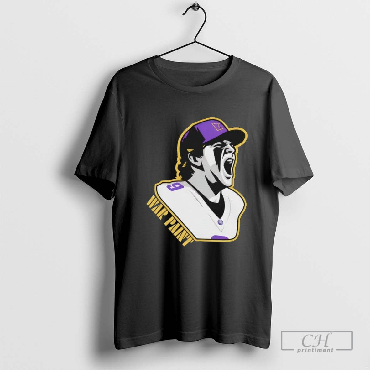 Minnesota Vikings War Paint Football Player Number 9