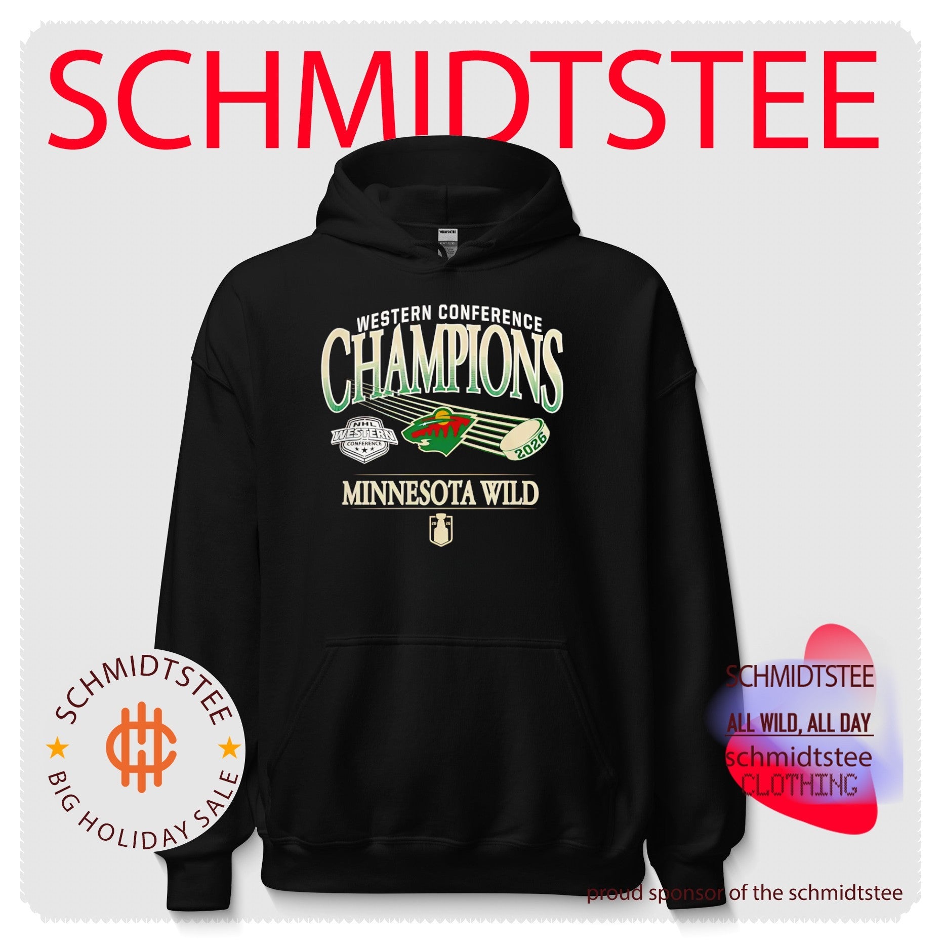 Minnesota Wild 2026 Western Conference Champions logo shirt