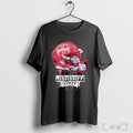 Mississippi State Bulldogs Dripping Football Helmet T Shirt