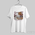 Mississippi State Bulldogs Football Welcome To Starkville Hand Drawn Campus Masot T Shirt
