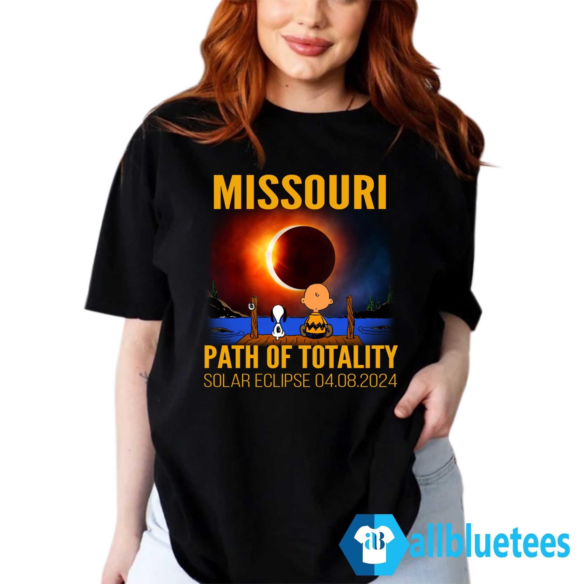 Missouri Path of Totality Solar Eclipse April 8 2024 Shirt