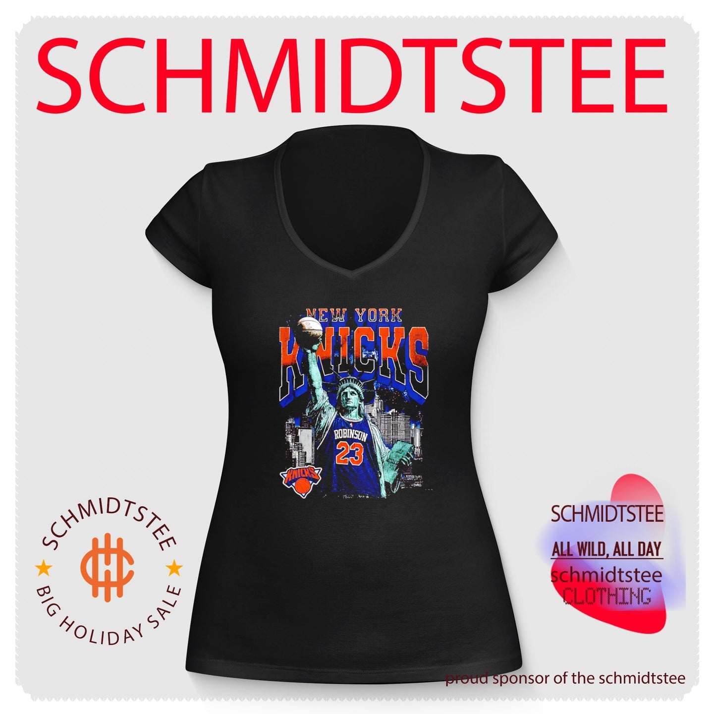 Mitchell Robinson New York Knicks Statue Of Liberty vintage shirt