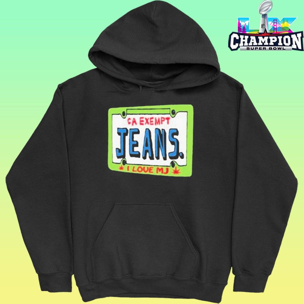 Mom Jeans Car Plate Shirt