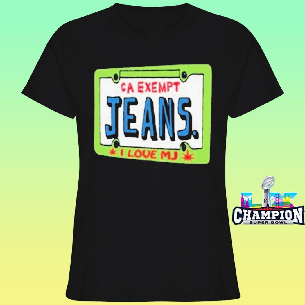 Mom Jeans Car Plate Shirt