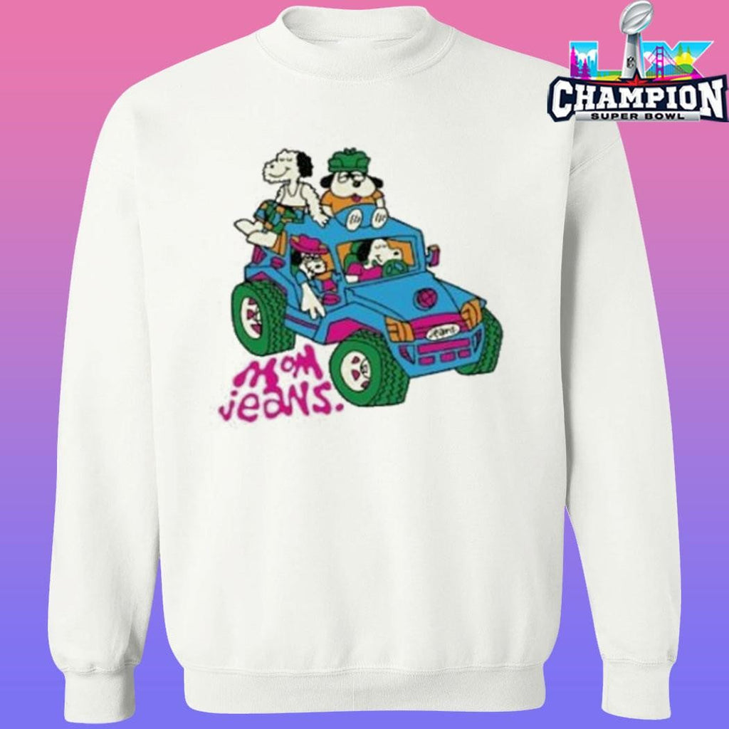 Mom Jeans Gorillaz Mock Shirt