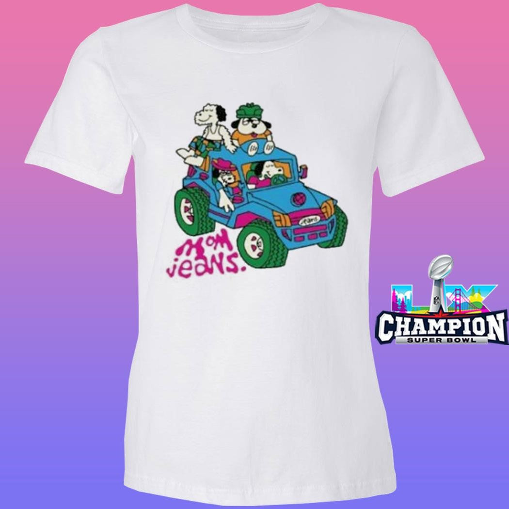 Mom Jeans Gorillaz Mock Shirt