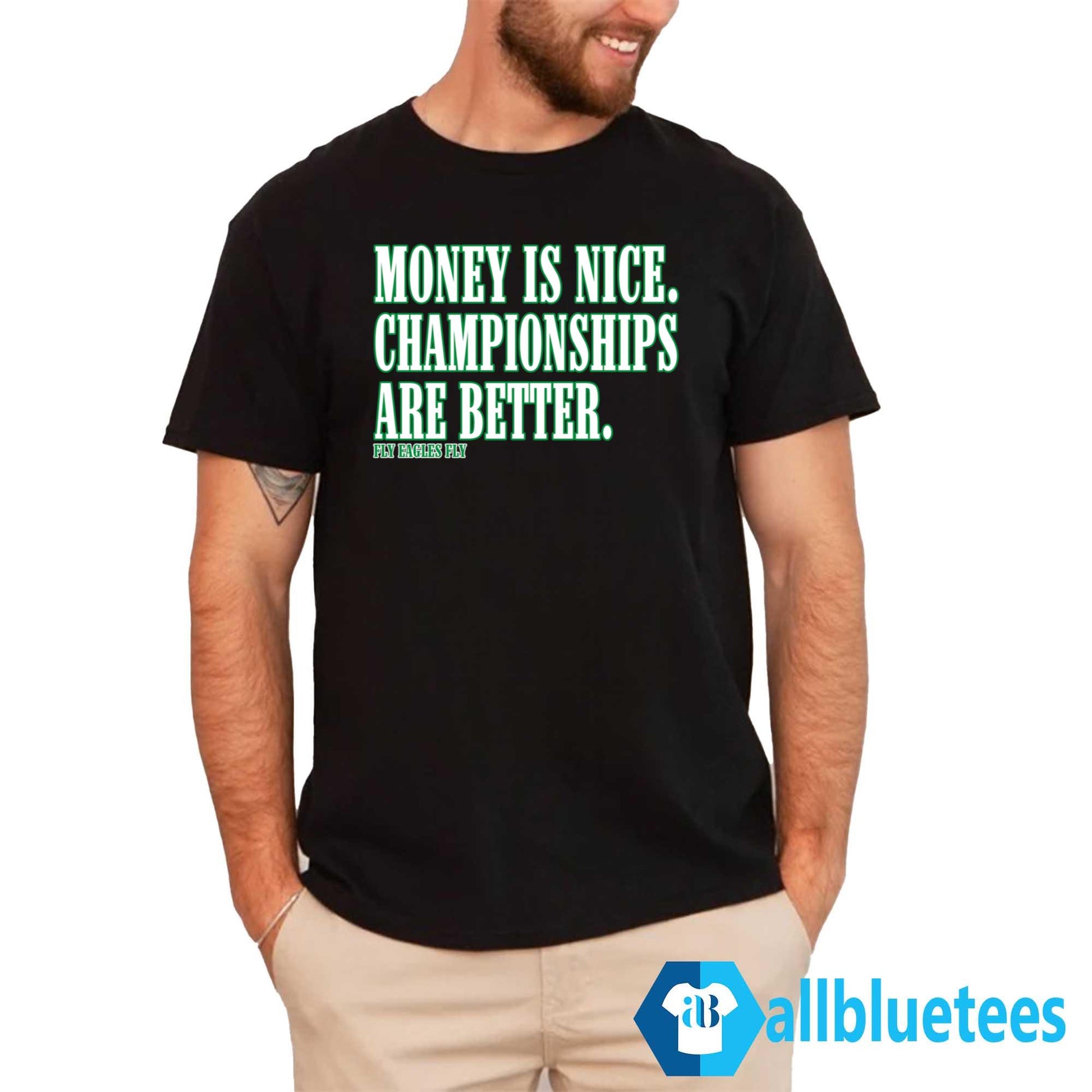 Money Is Nice Championships Are Better Fly Eagles Fly Shirt