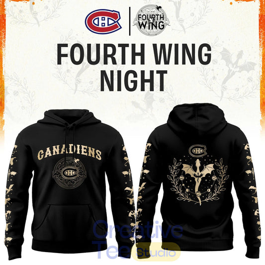 Montreal Canadiens Fourth Wings Night Limited Edition Hoodie