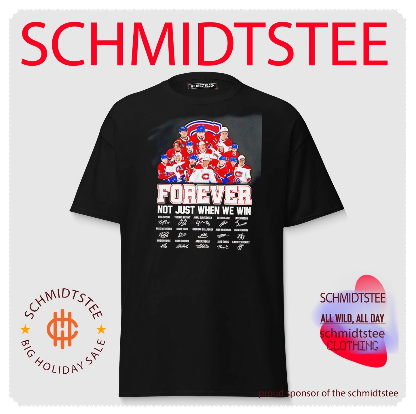 Montreal Canadiens forever not just when we win signature shirt