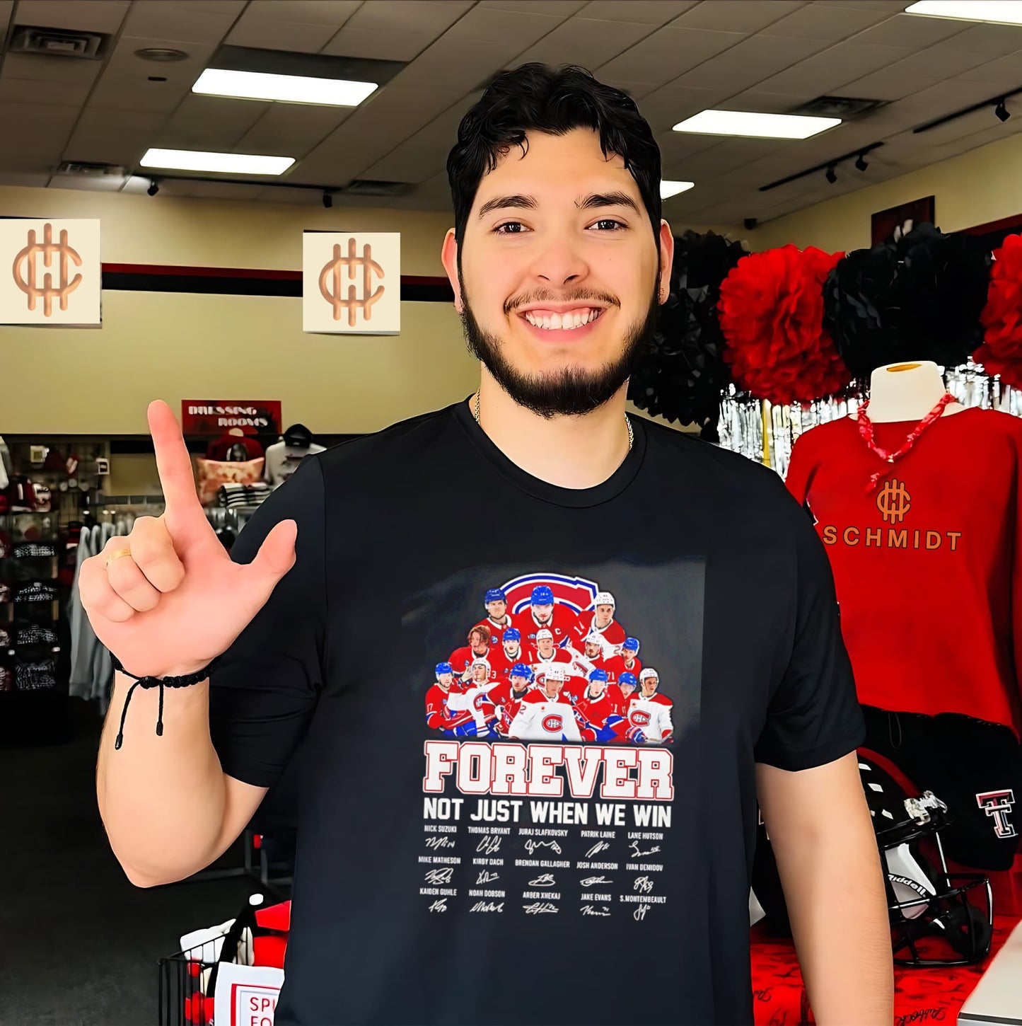 Montreal Canadiens forever not just when we win signature shirt