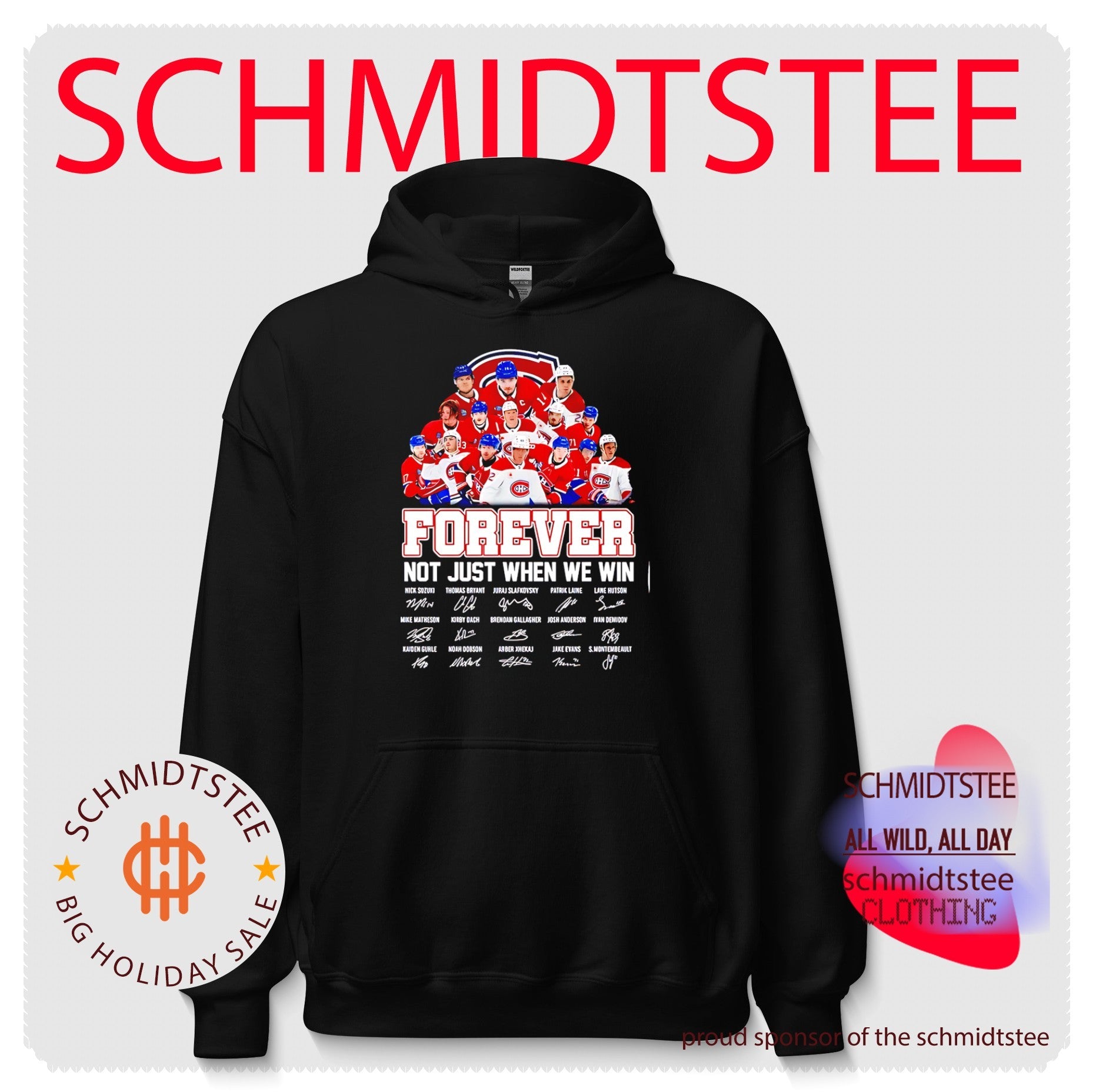 Montreal Canadiens not just when we win team college shirt