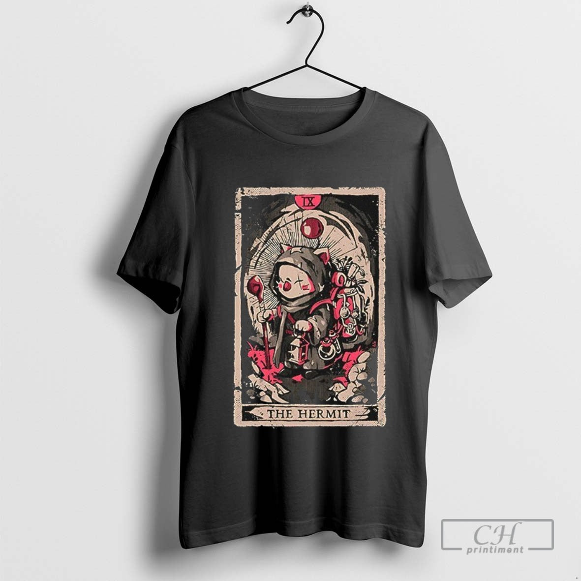 Moogle Final Fantasy The Hermit Tarot Card T Shirt Sweater