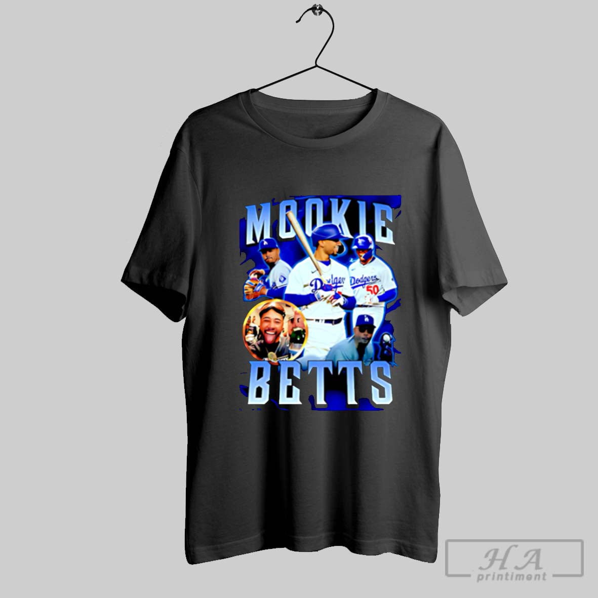 Mookie Betts Black Graphic