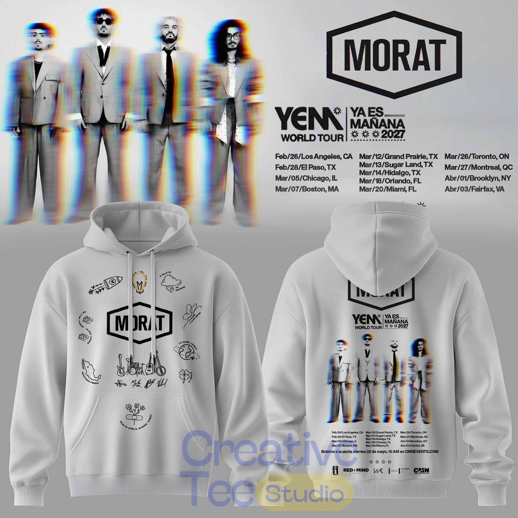 Morat YEM YA ES MAÑANA World Tour 2027 Special Tee Hoodie