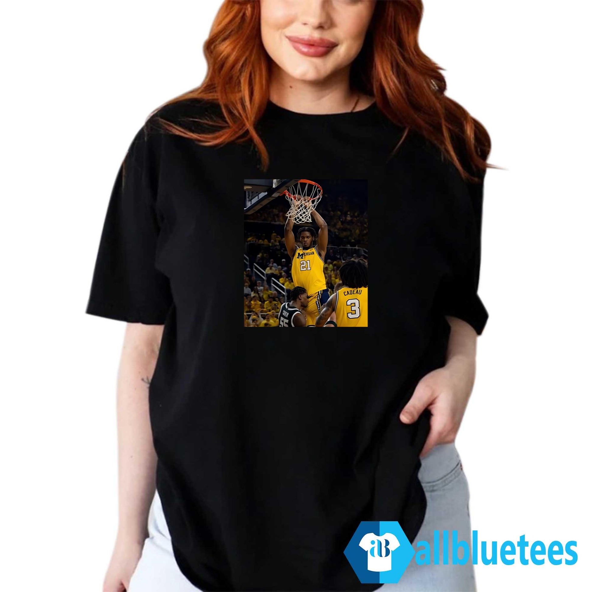 Morez Johnson Jr. Dunk On Carr Shirt