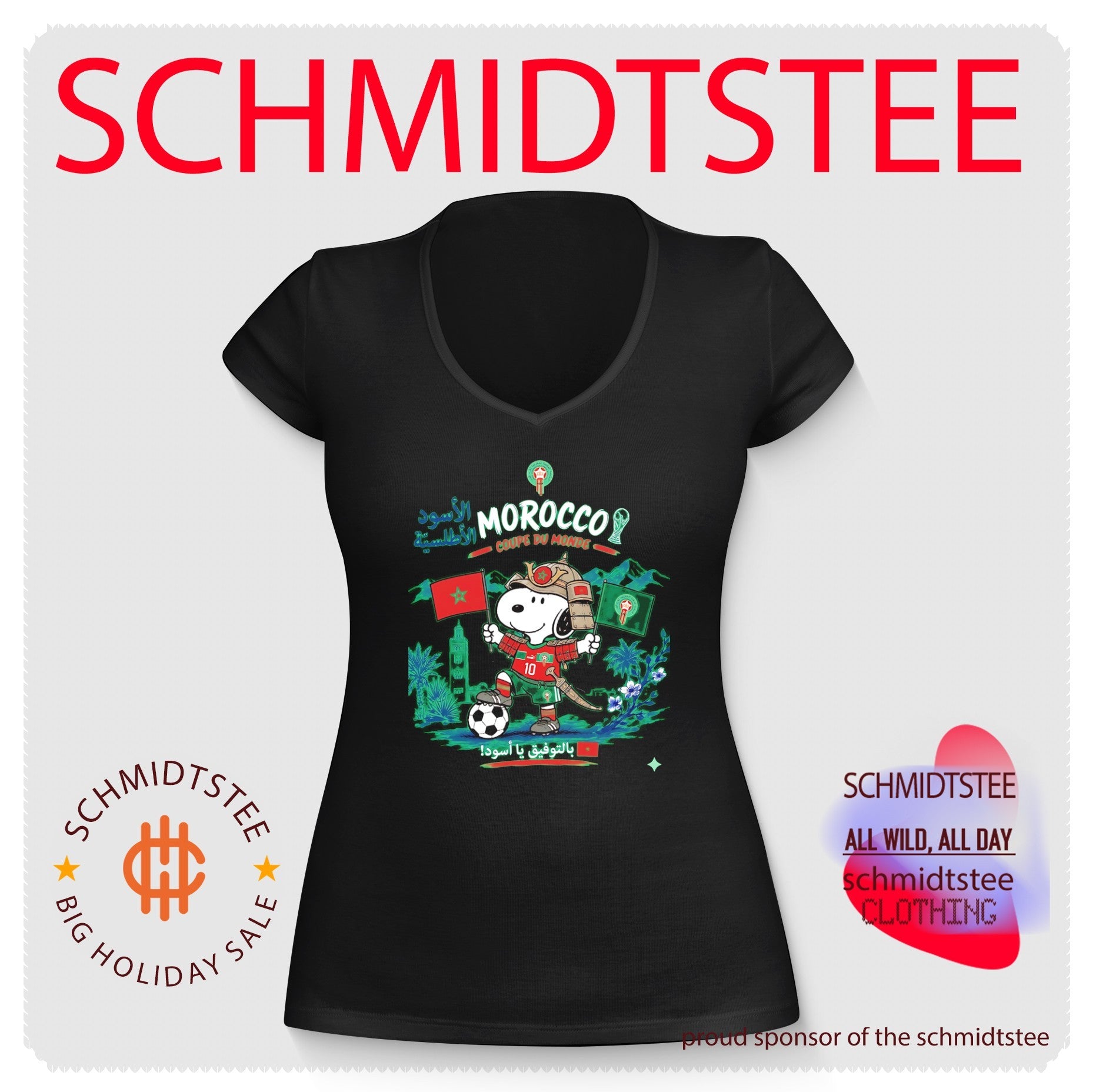 Morocco World Cup Snoopy shirt