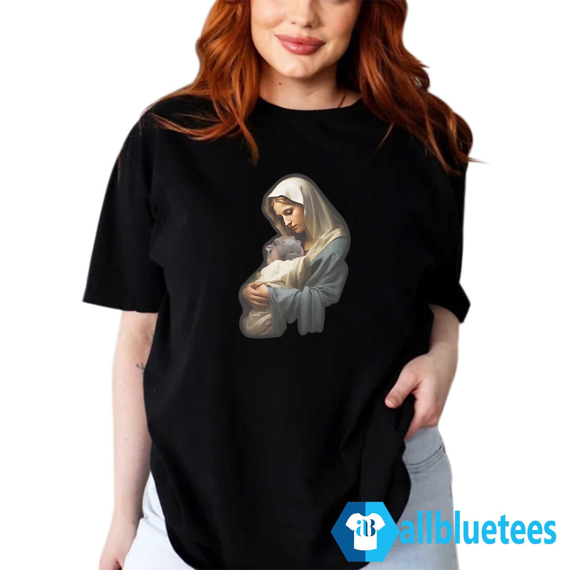 Mother Mary Moo Deng Shirt