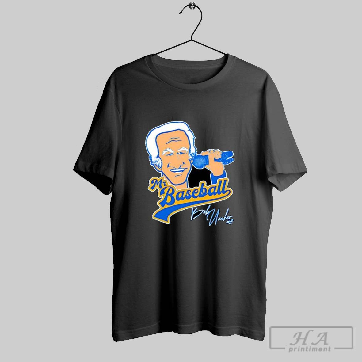 Mr Baseball Milwaukee Brewers Bob Uecker Baseball Cartoon Shirt Hoodie Sweater Longsleeve And V Neck
