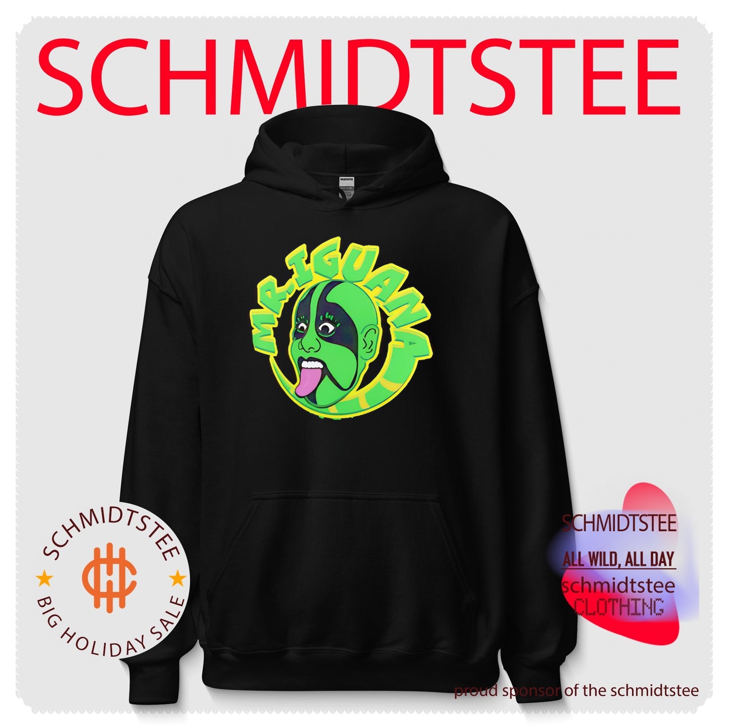 Mr Iguana WWE Logo shirt