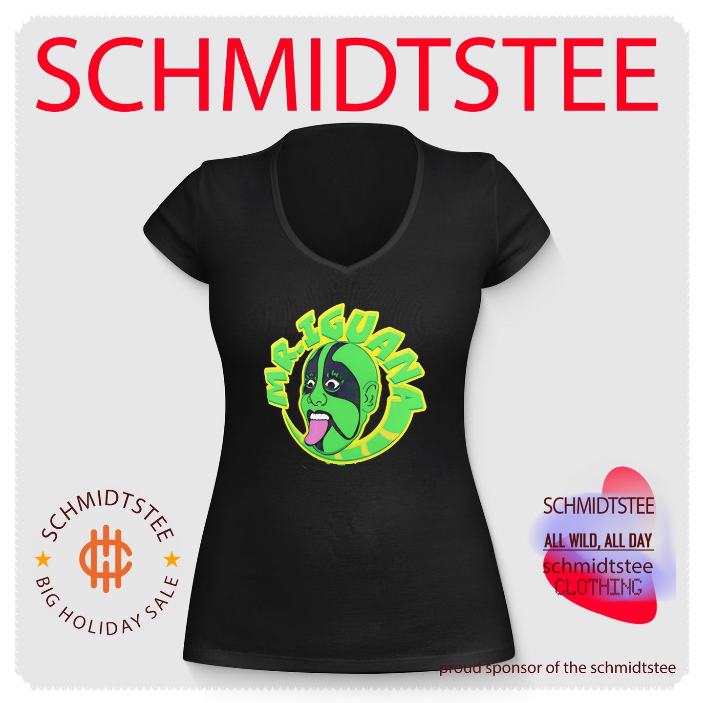 Mr Iguana WWE Logo shirt