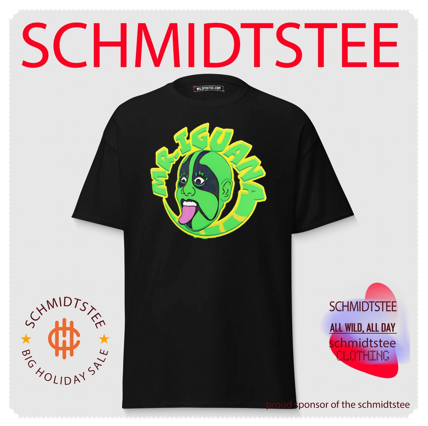 Mr Iguana WWE Logo shirt