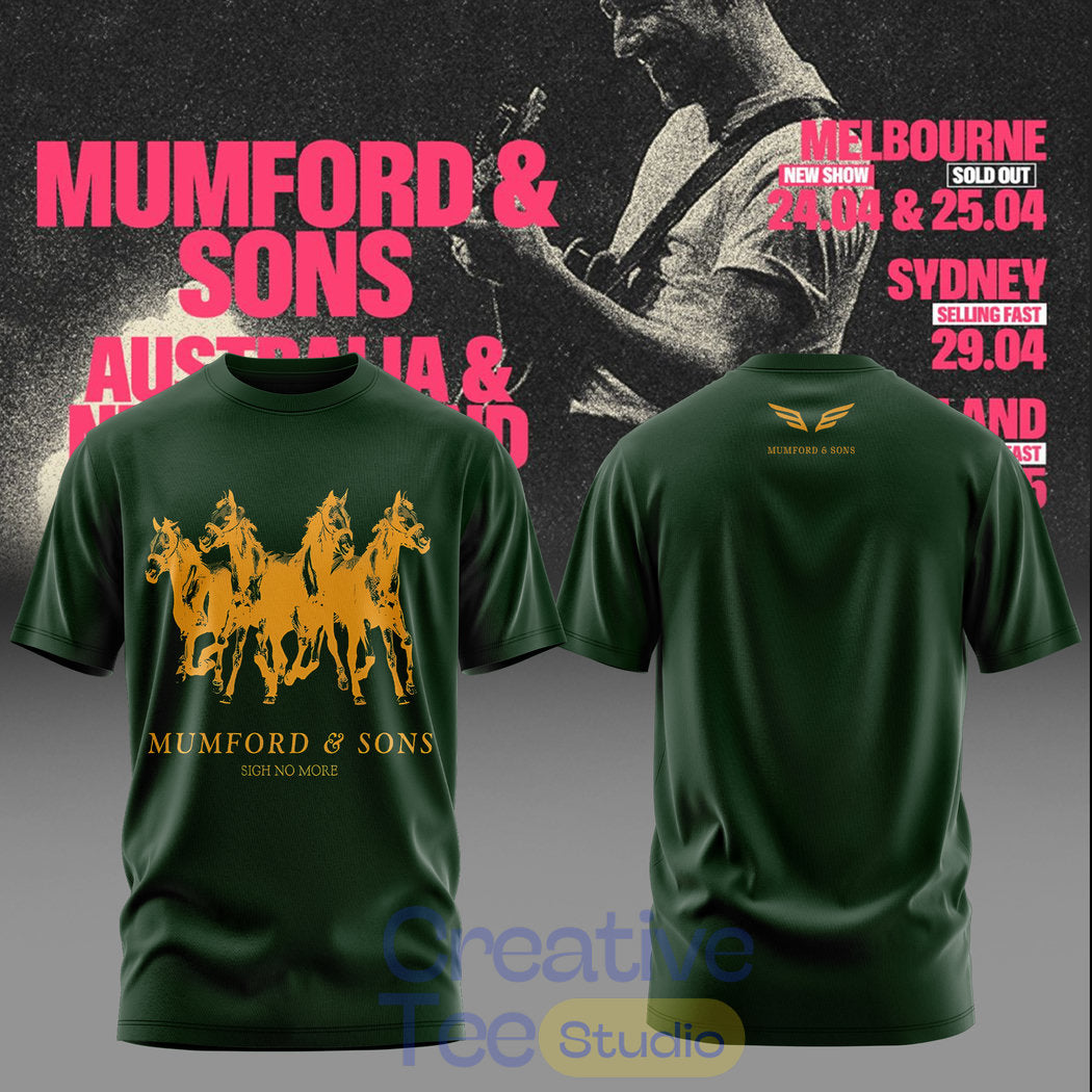 Mumford & Sons Prizefighter 2026 Tour Special Tee