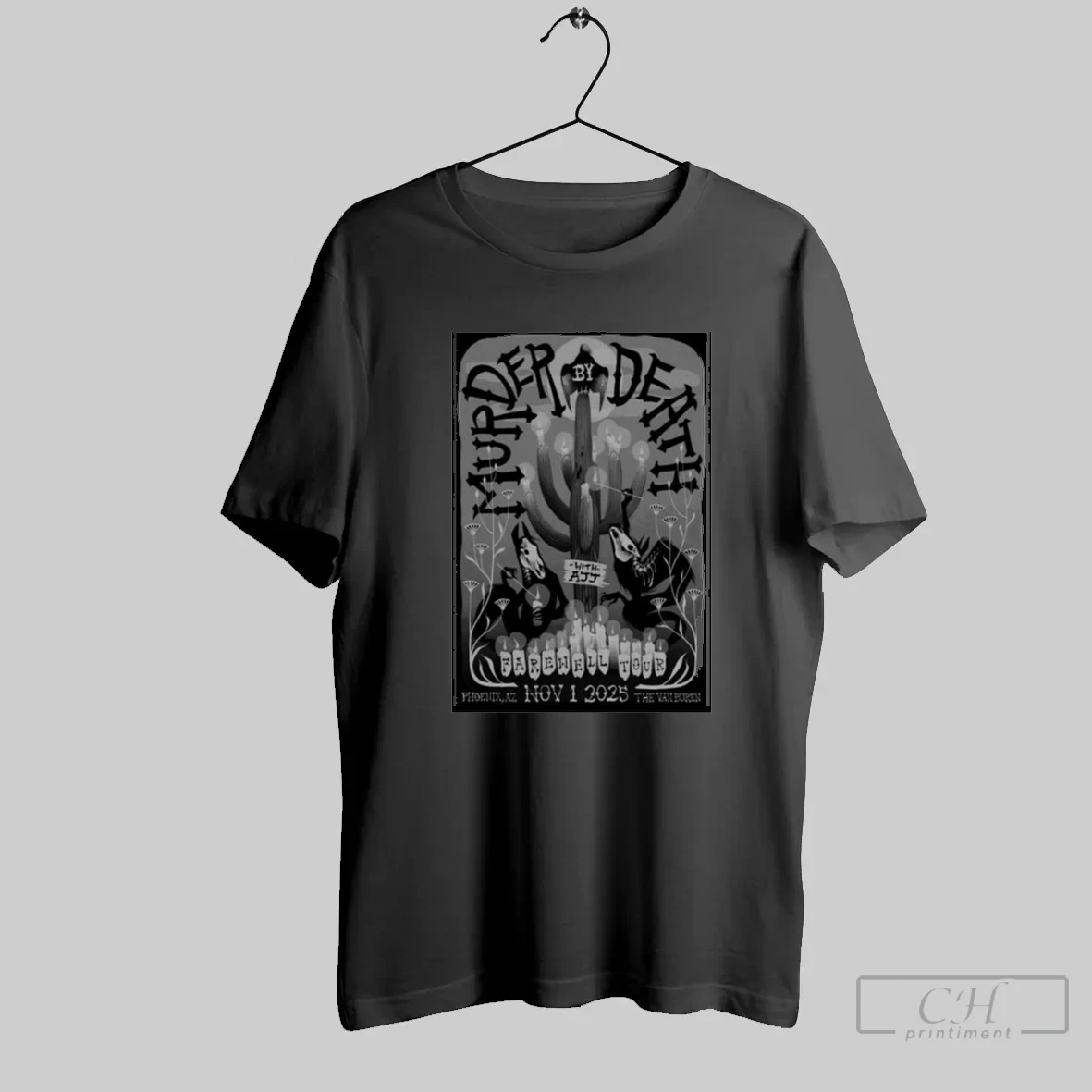 Murder By Death Phoenix Tour On Nov 1 2025 T Shirt