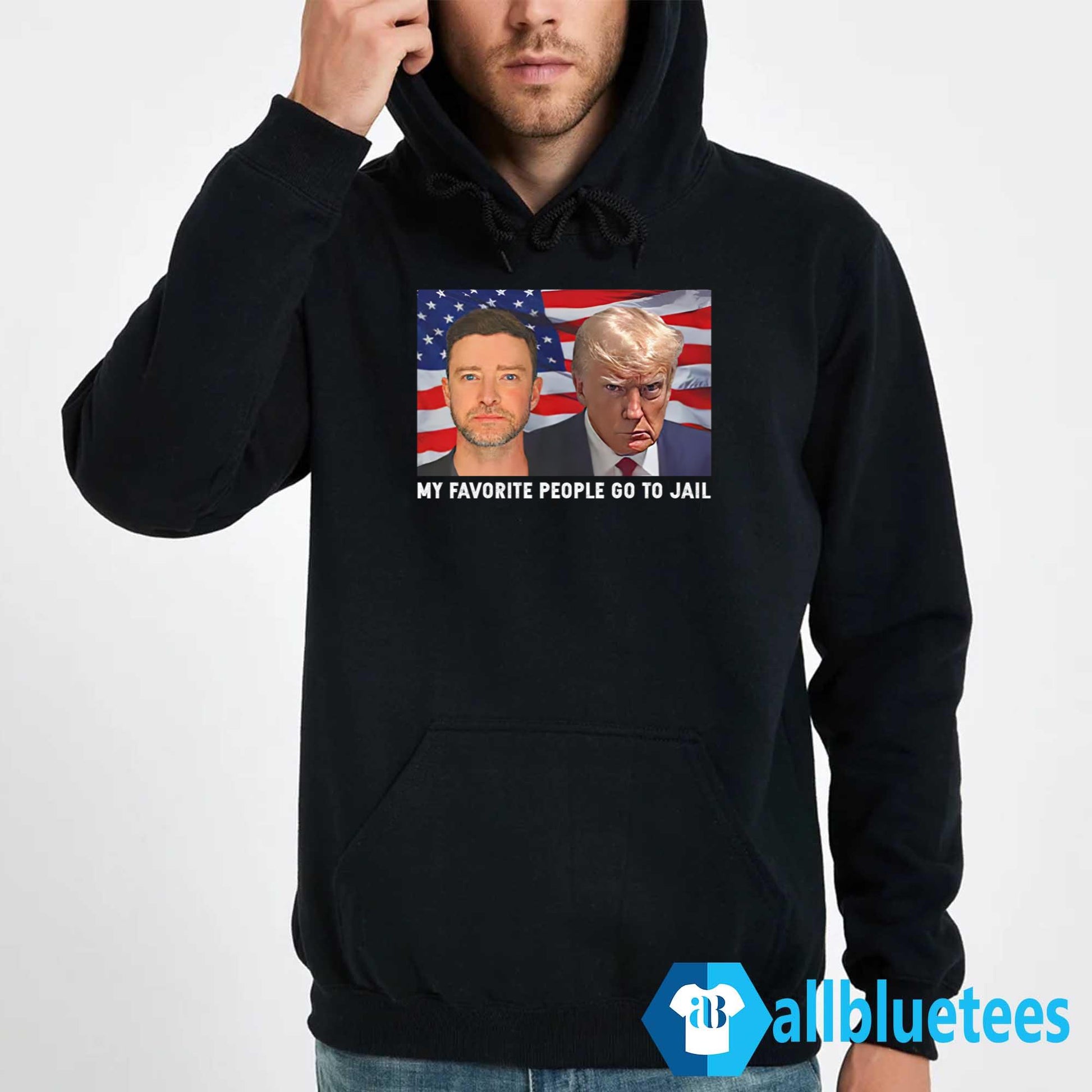 My Favorite People Go To Jail Justin And Trump Shirt