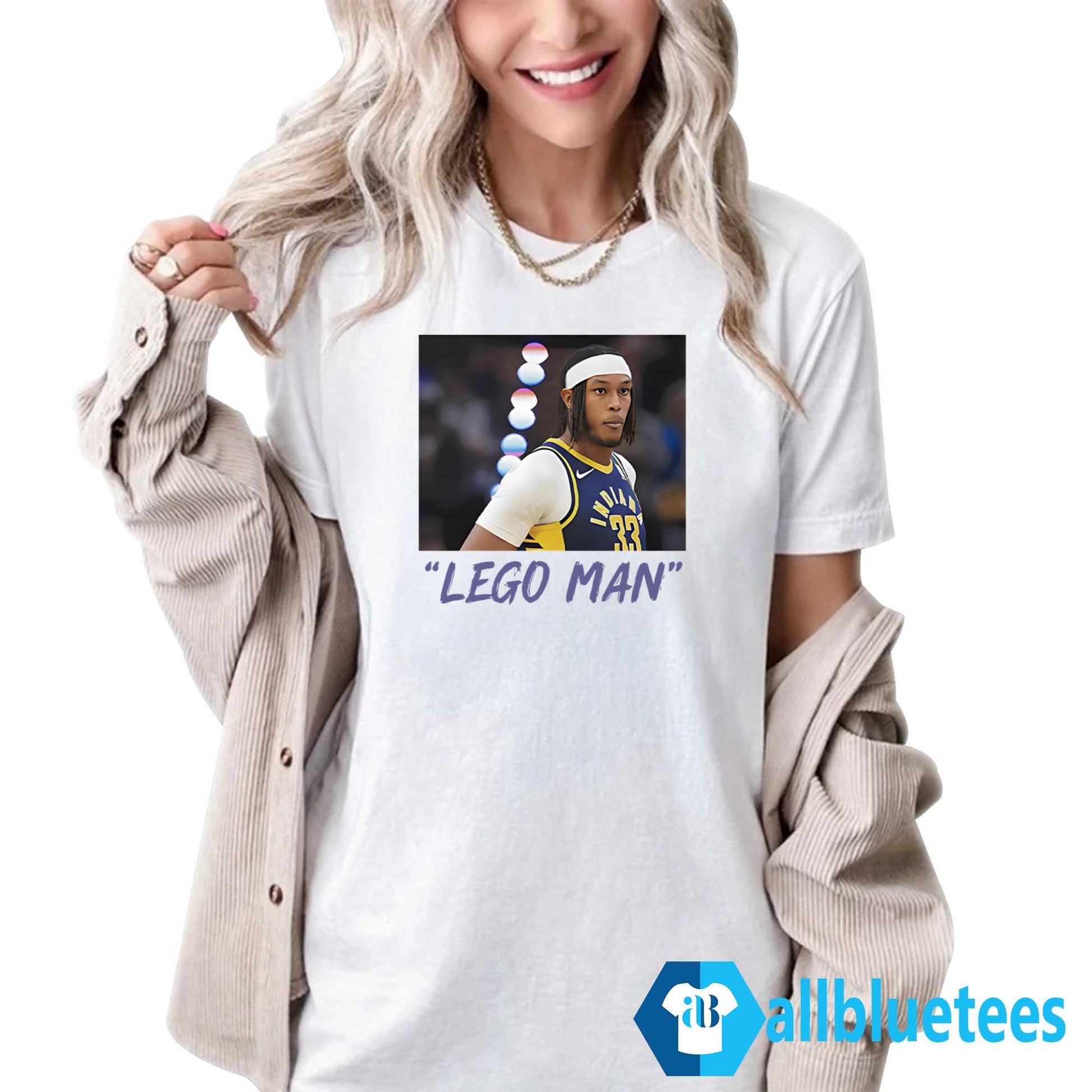 Myles Turner Lego Man Shirt