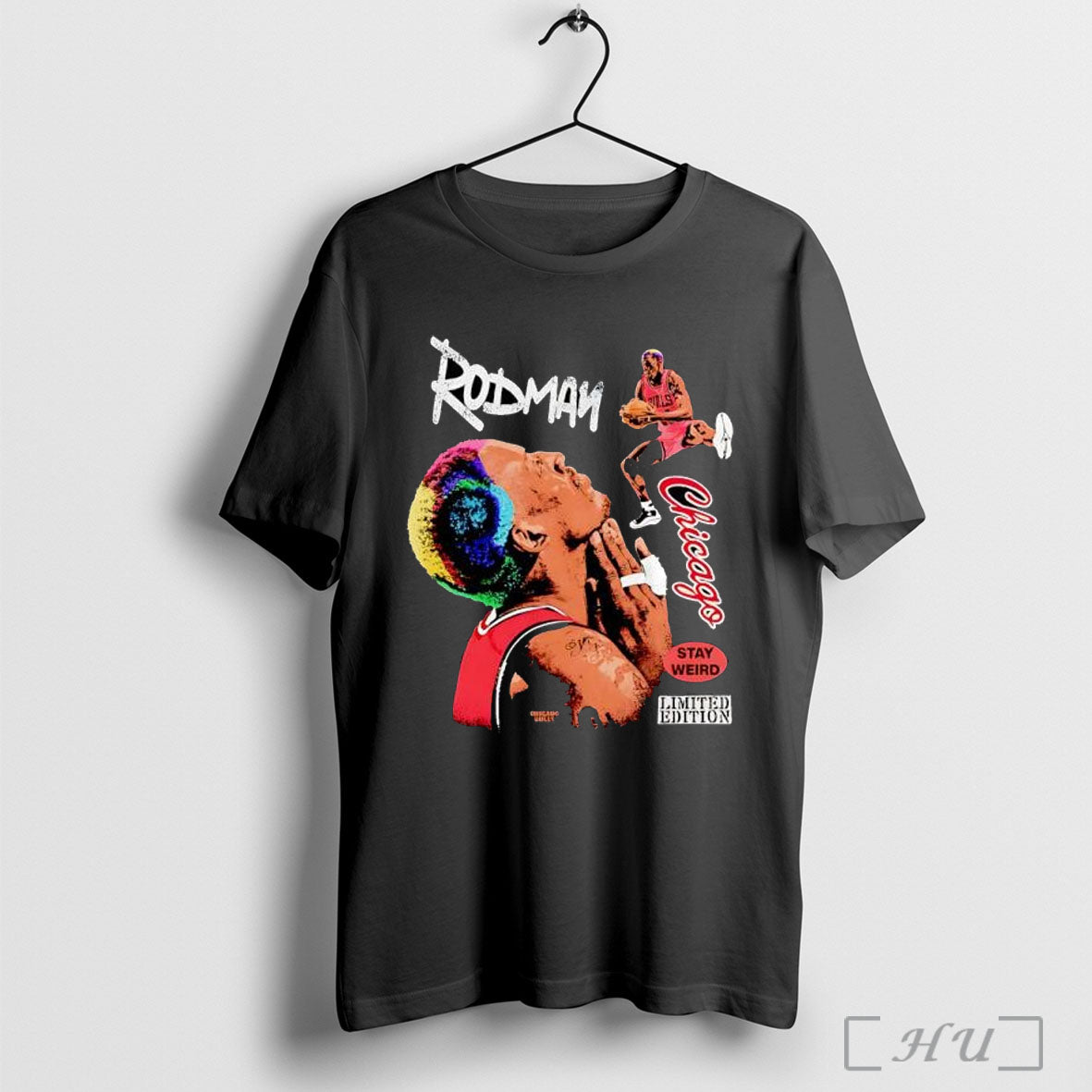 Nba Dennis Rodman Basketball Pray Retro T Shirt