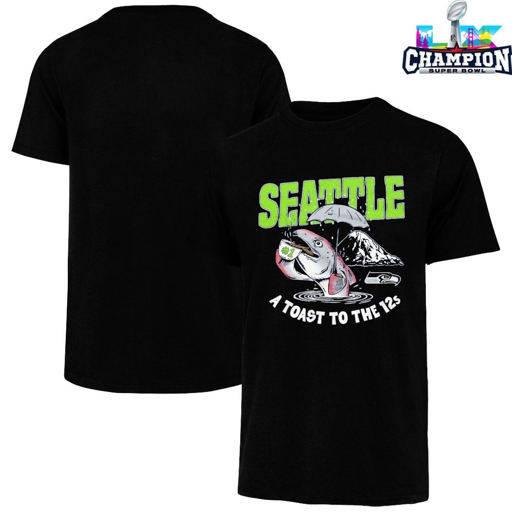 NFL x Flavortown Seattle Seahawks A Toast To The 12s #1 Fish T-shirts