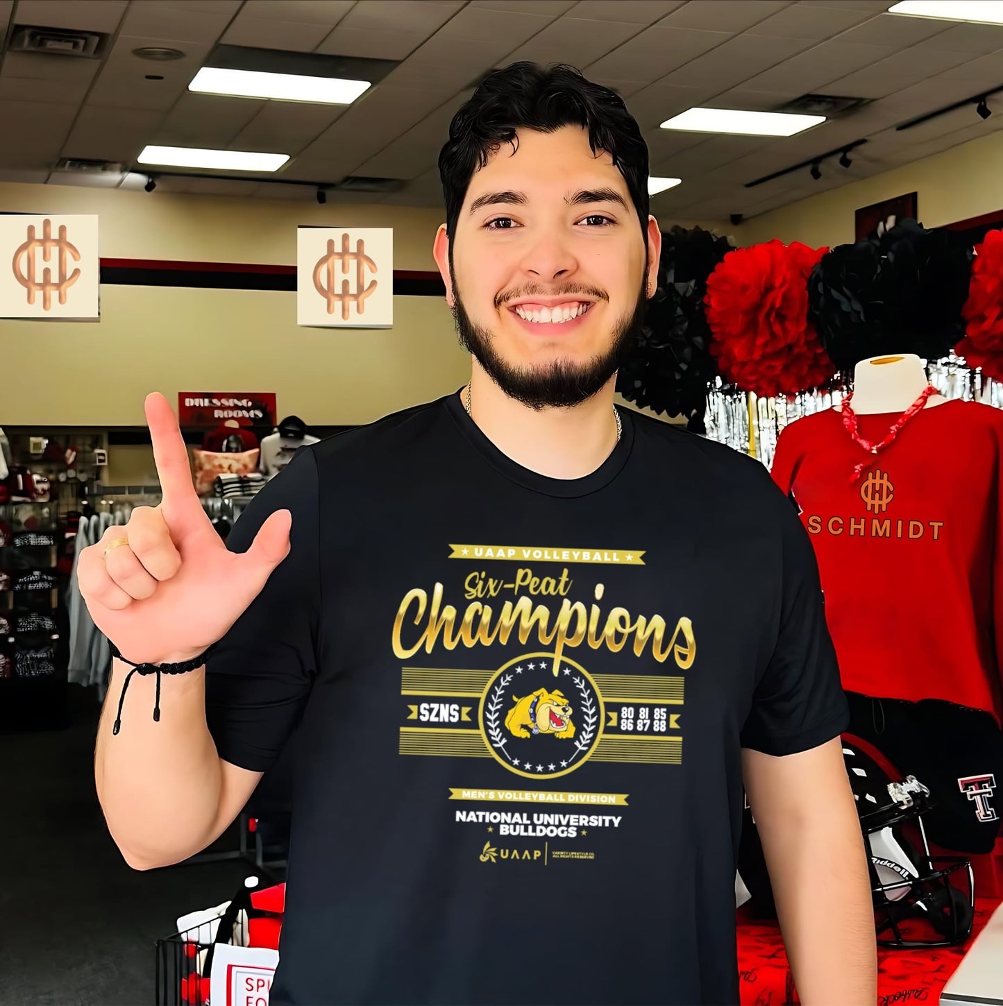 NU MEN’S Volleyball UAAP Season 88 Champions shirt