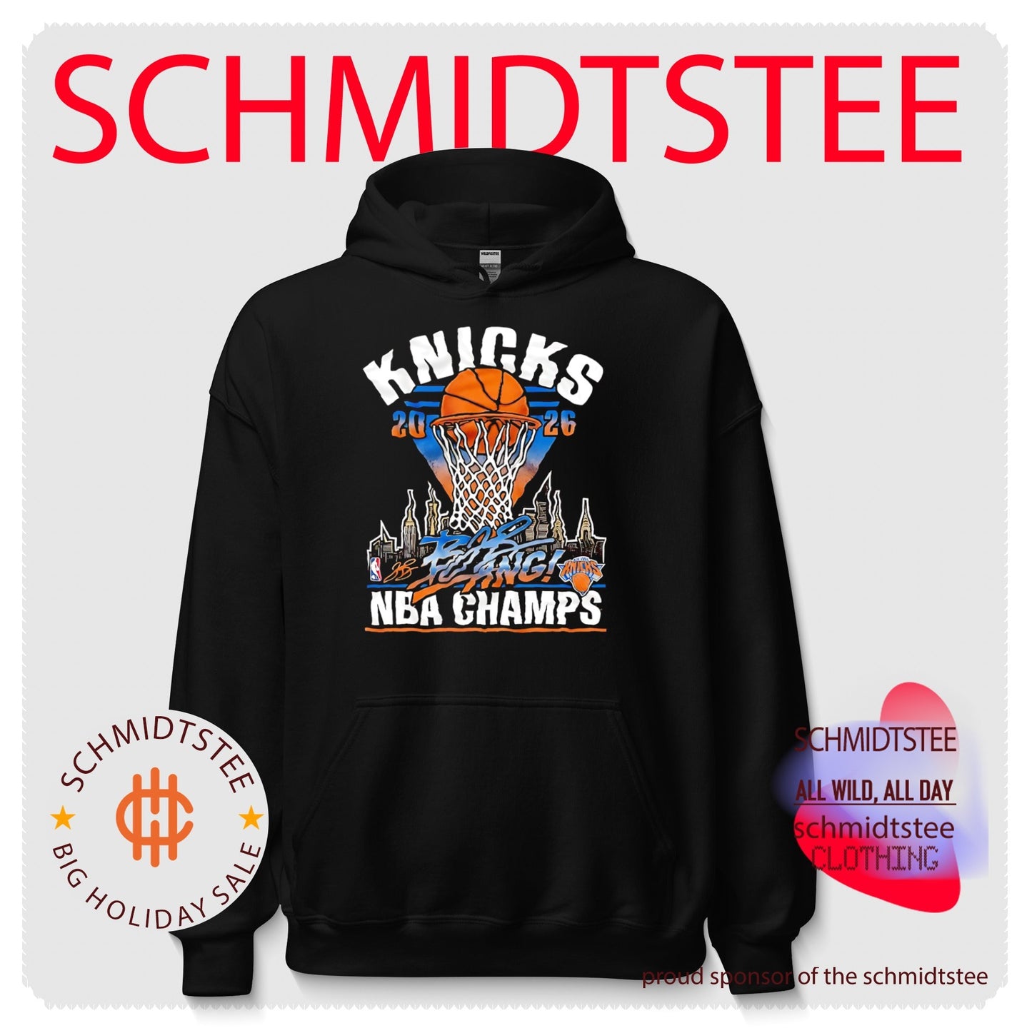 NY Knicks NBA Champions Winners Skyline 2026 Shirt