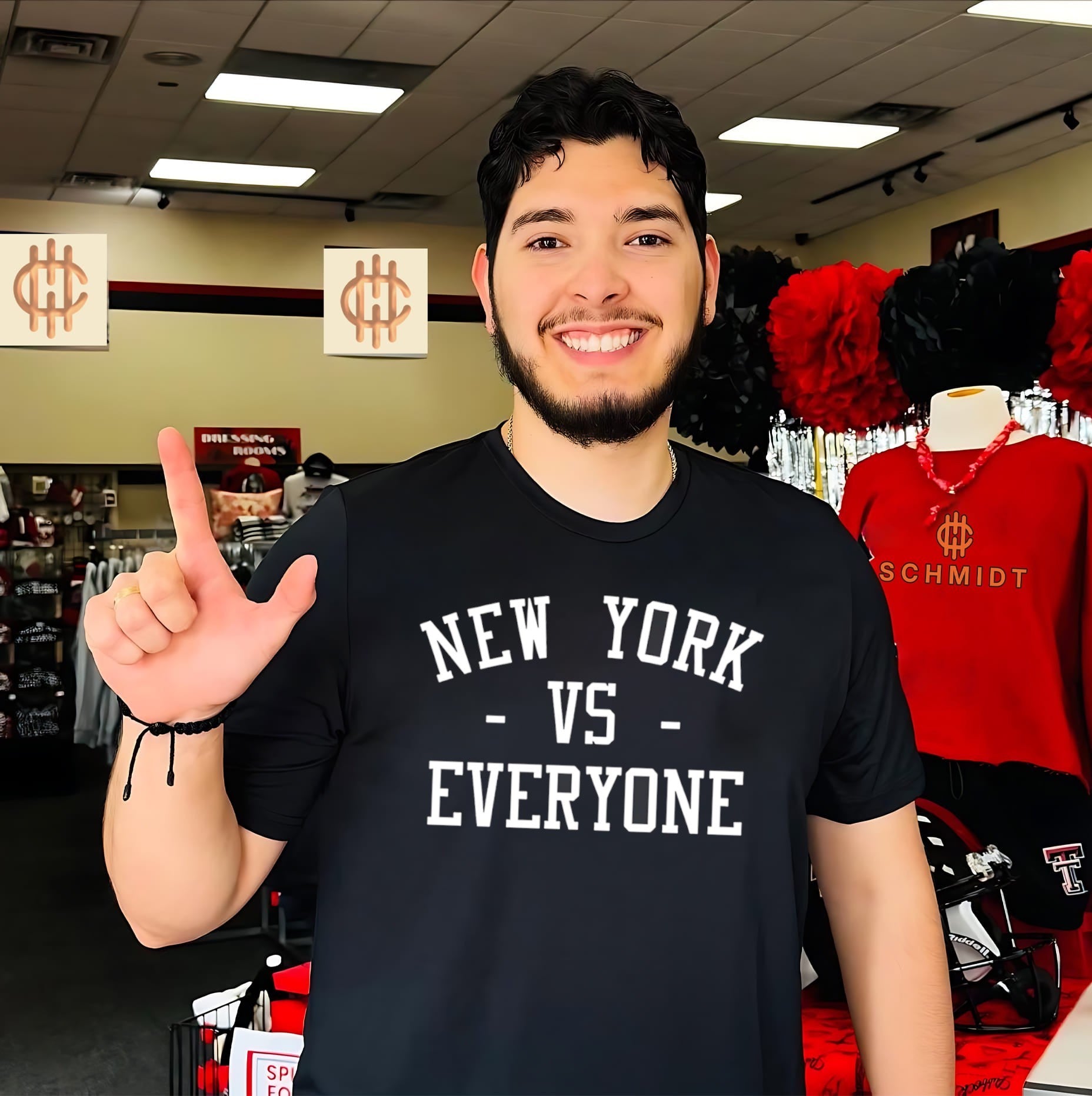 NY vs everyone simple text shirt