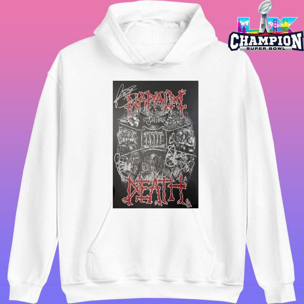 Napalm Death Japan 2026 Signed Shirt