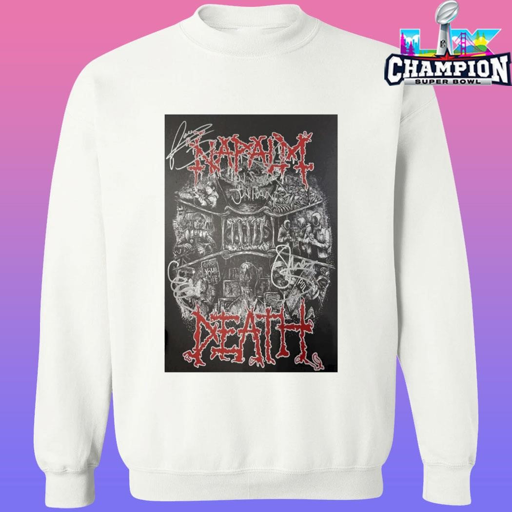 Napalm Death Japan 2026 Signed Shirt
