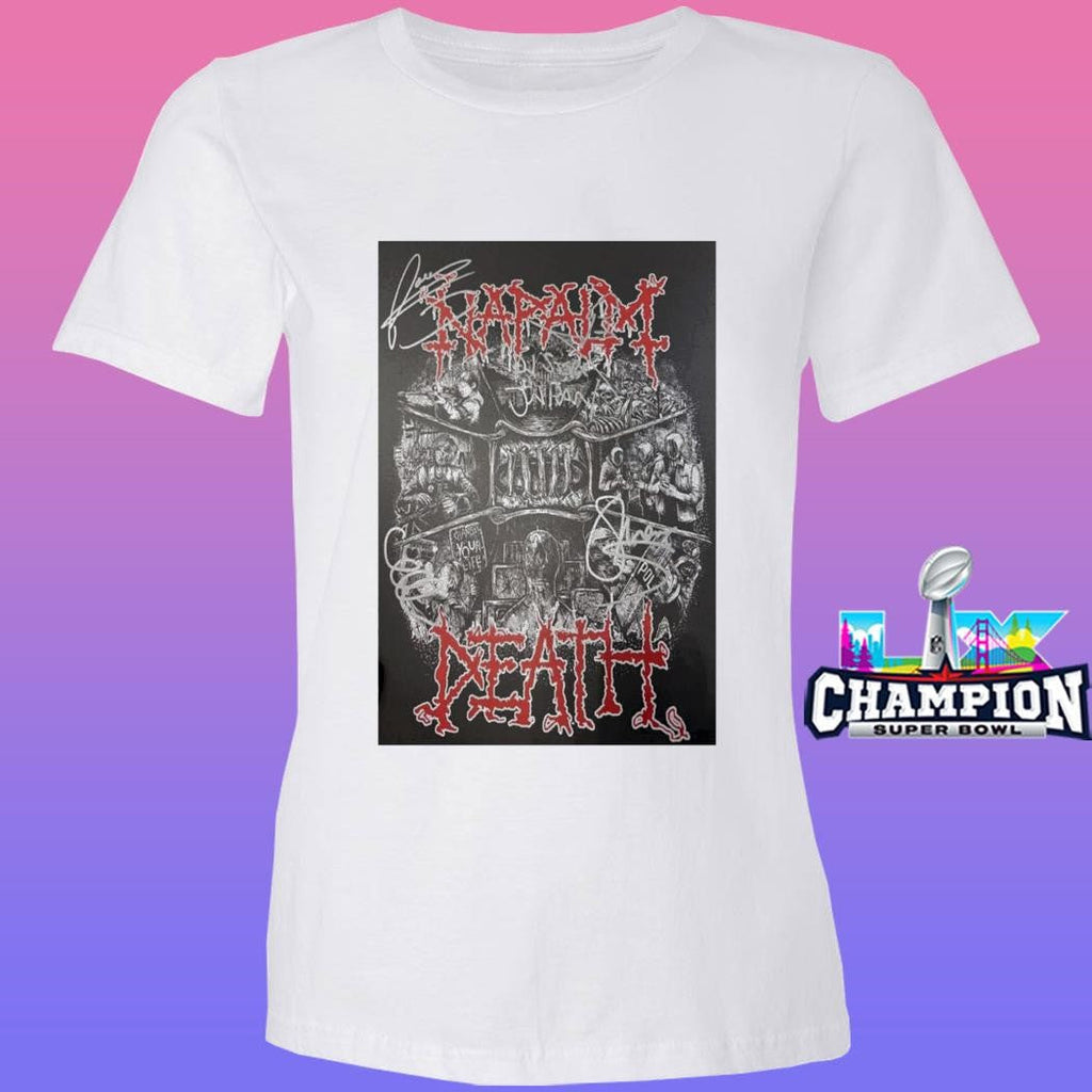 Napalm Death Japan 2026 Signed Shirt