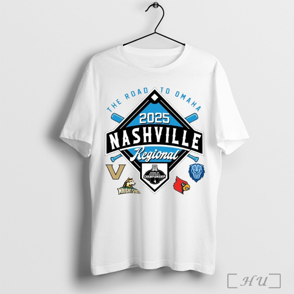 Nashville Regional 2025 Ncaa Baseball Championship T Shirt