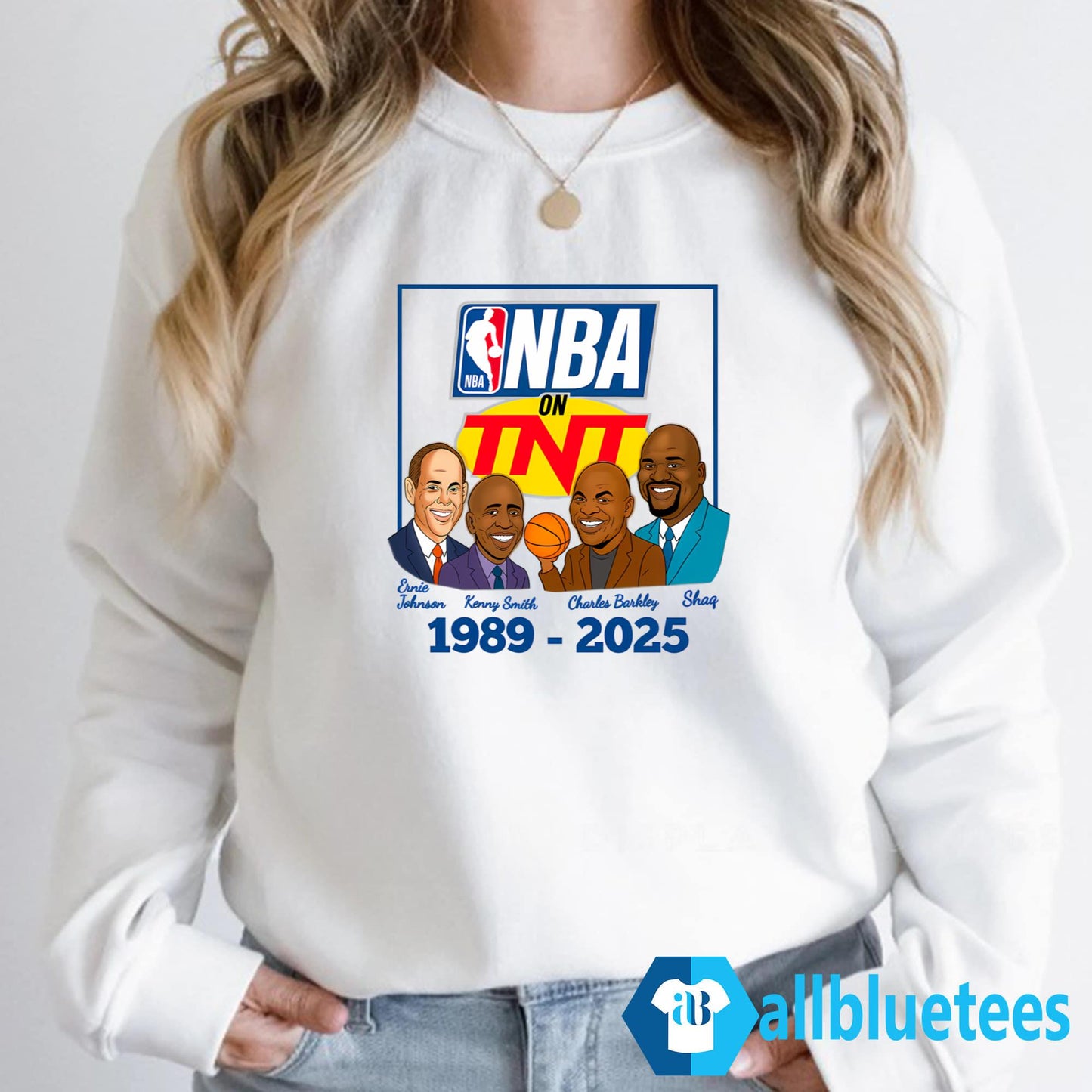 NBA On TNT Inside Basketball TV Show Caricatures Shirt