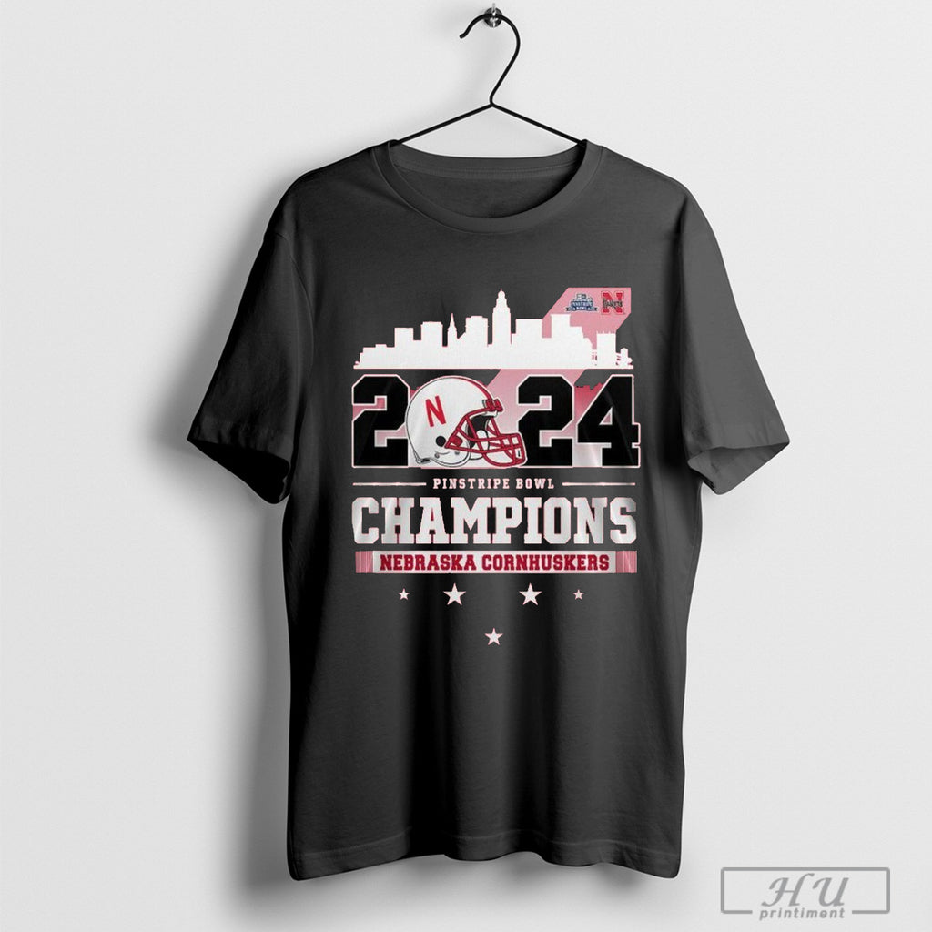 Nebraska Cornhuskers Football Ncaa Las Pinstripe Bowl 2024 Champs T Shirt Sweatshirt Cutom Poster Coffee