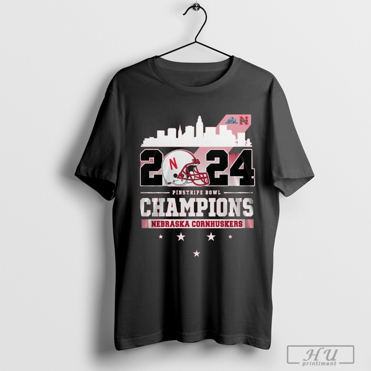 Nebraska Cornhuskers Football Ncaa Las Pinstripe Bowl 2024 Champs T Shirt Sweatshirt Cutom Poster Coffee